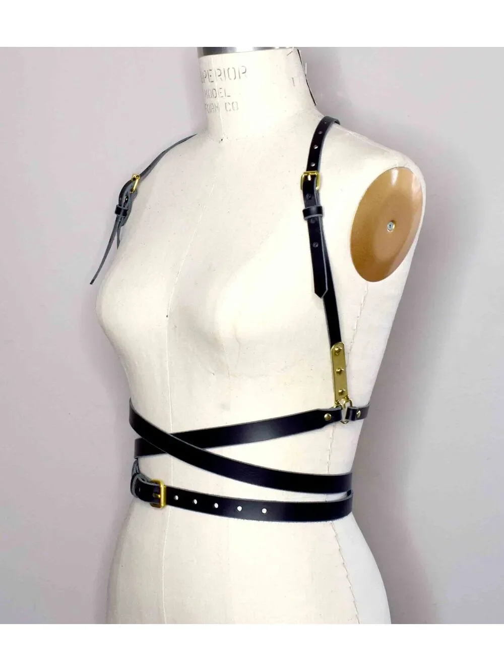 Wrapped Leather Harness- Plus